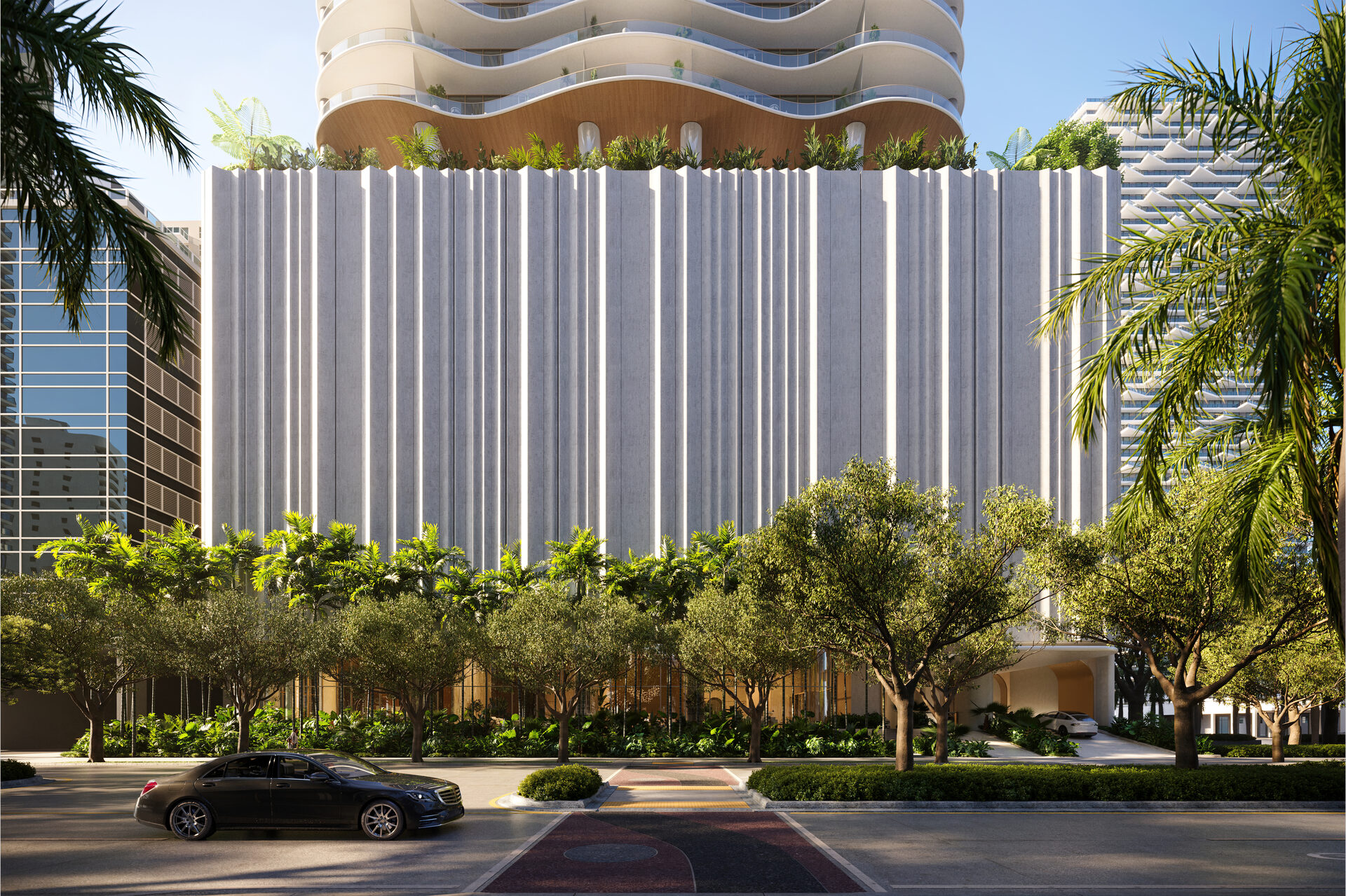 Tower and Brickell streetscape rendering
