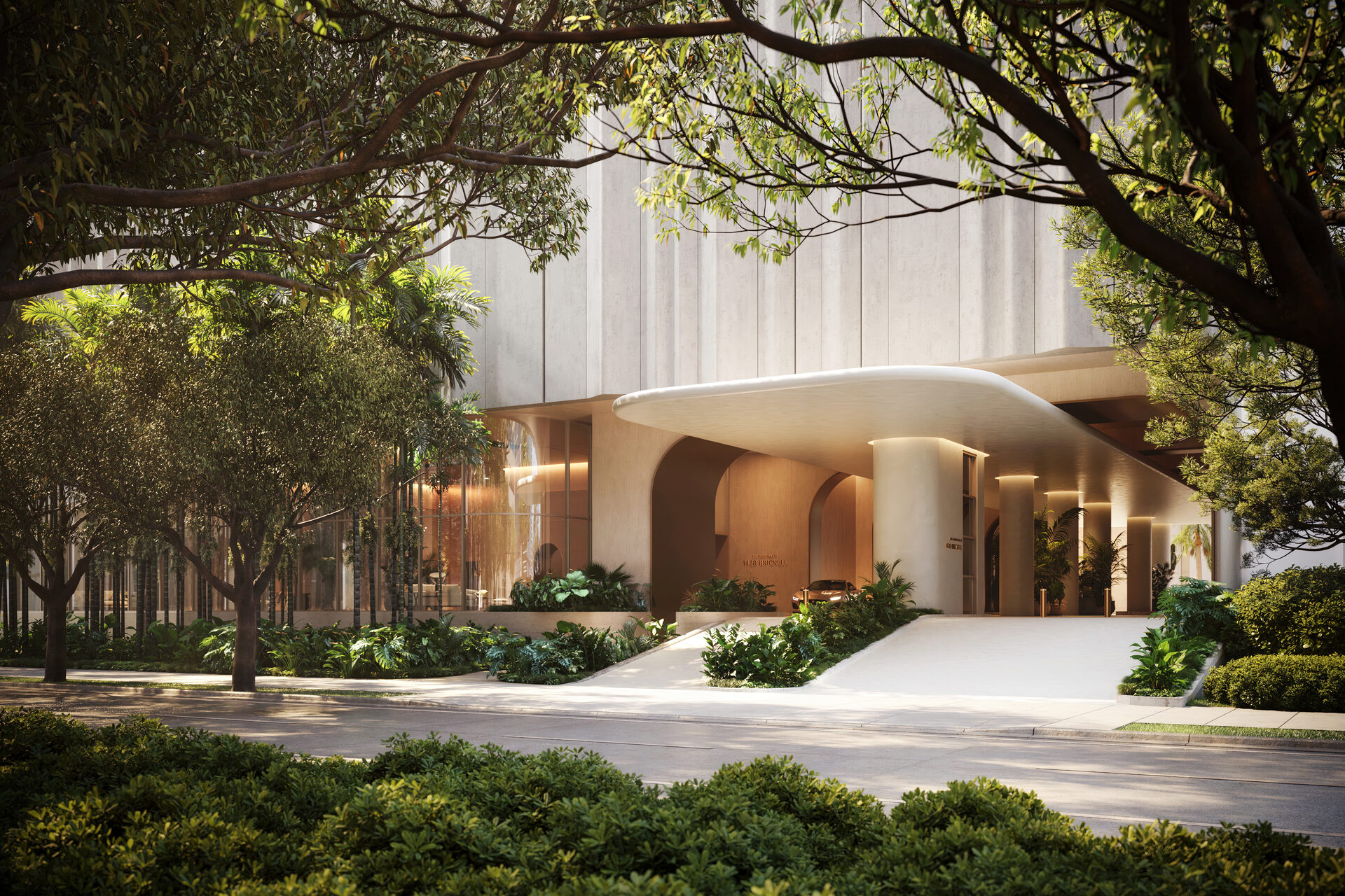 1428 Brickell: Entrance rendering