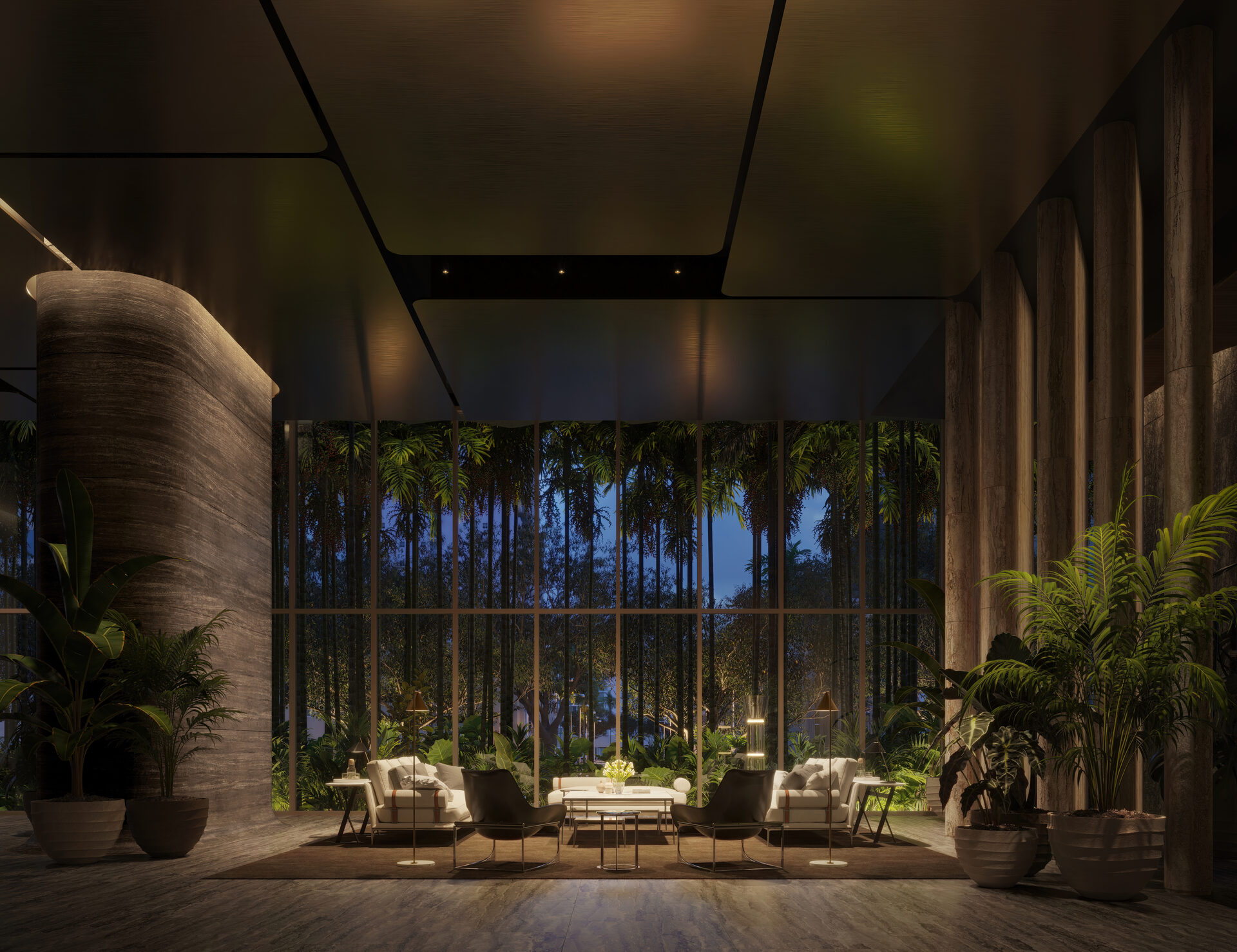 1428 Brickell: Lobby Entrance rendering