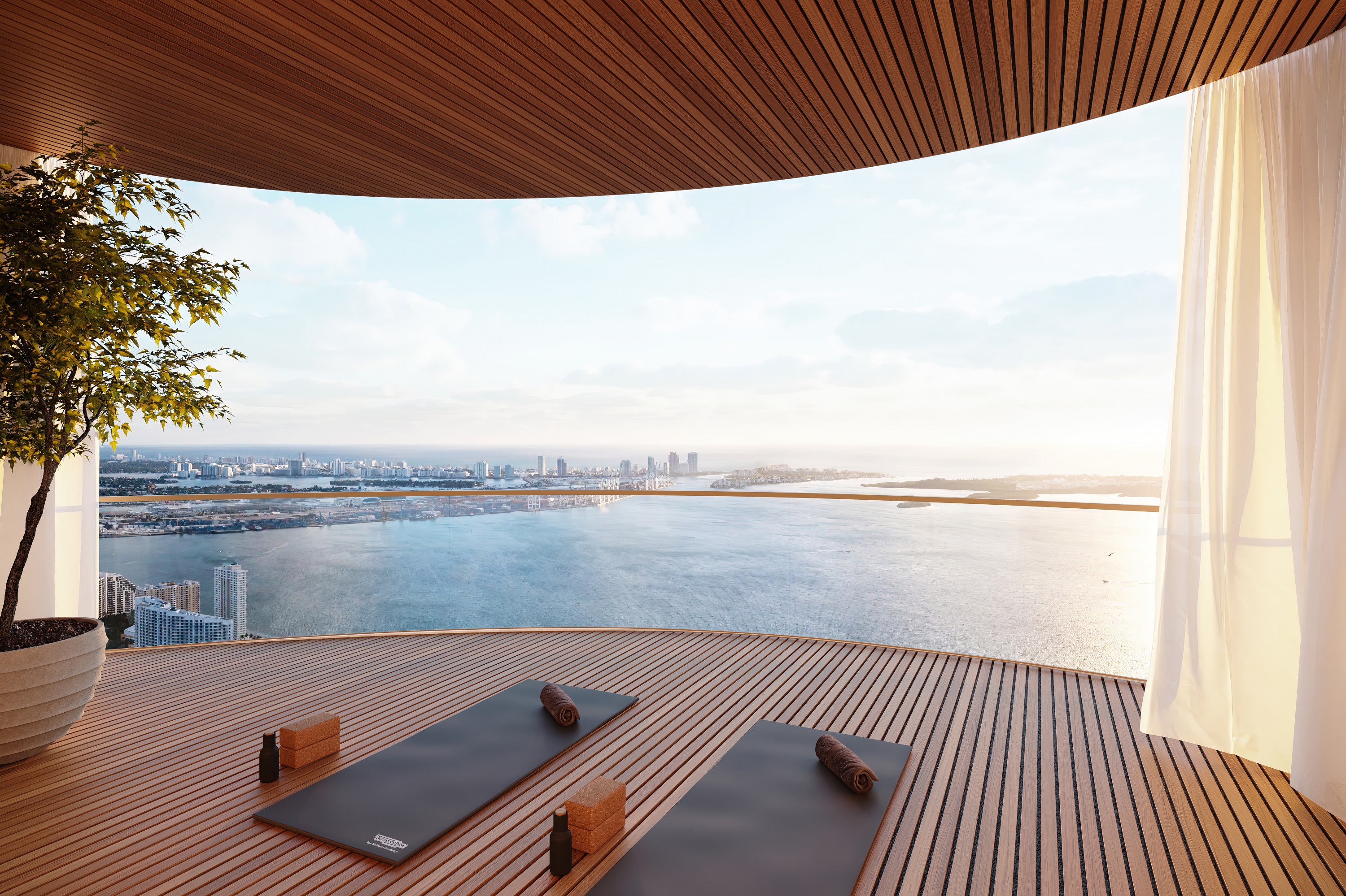 1428 Brickell: Yoga rendering